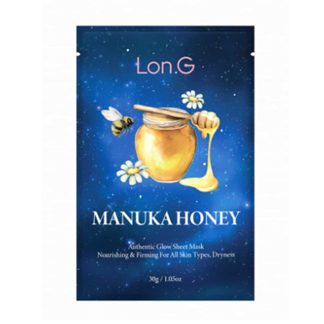 Lon.G Manuka Honey Authentic Glow Sheet Mask — 1 Mask