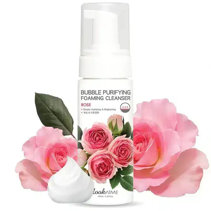 lookATME Bubble Purifying Foaming Cleanser 150ml — Rose