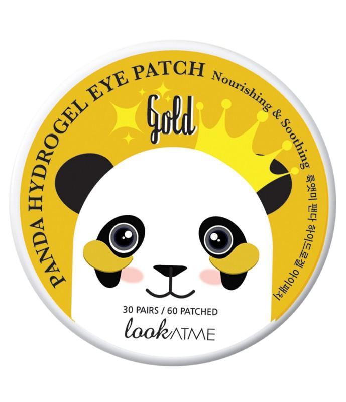 lookATME Parche para ojos Panda Hydro Gel dorado 60ea — Imagen del producto 1