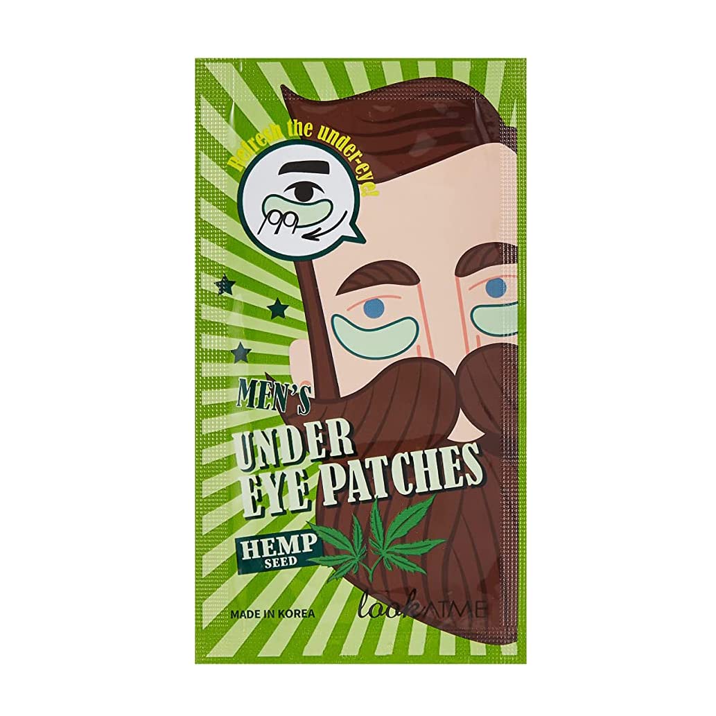 LookATME Men’s Under Eye Patches Hemp Seed — 1 Pair