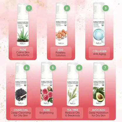 lookATME Bubble Purifying Foaming Cleanser 150ml — Collagen