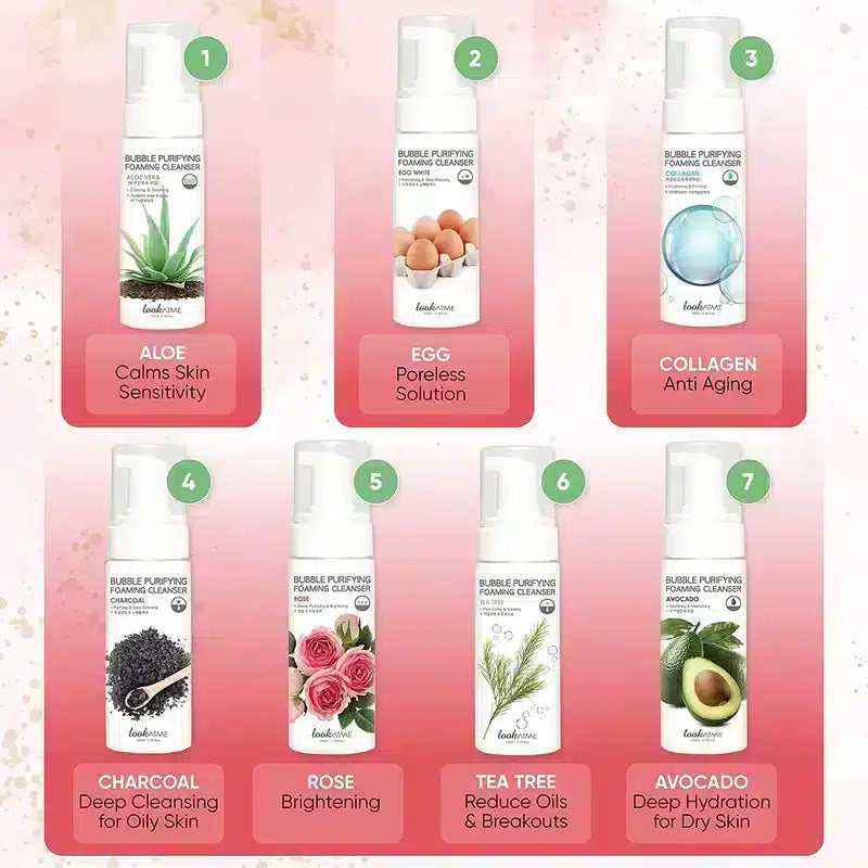 lookATME Bubble Purifying Foaming Cleanser 150ml — Collagen