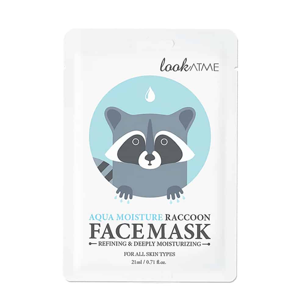 LookATMe Aqua Moisture Raccoon Face Mask 21ml — 21ml