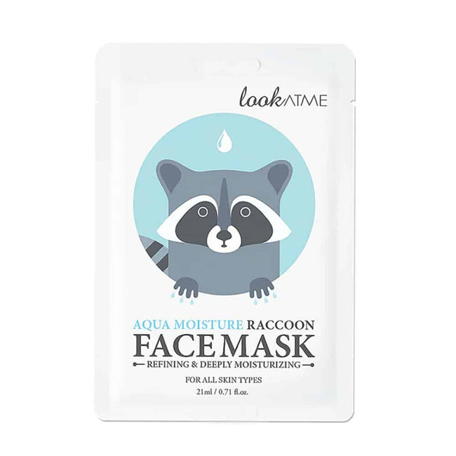 LookATMe Aqua Moisture Raccoon Face Mask 21ml — 21ml