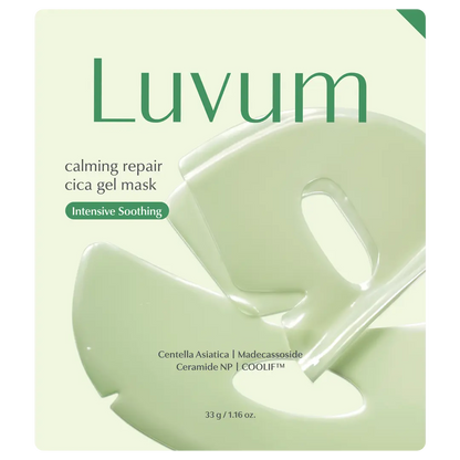 LUVUM Calming Repair Cica Gel Mask — Фото товара 1