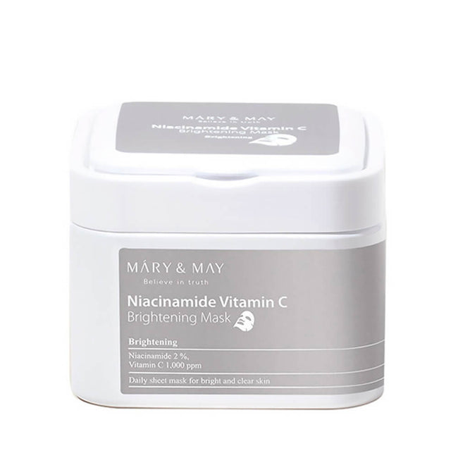 Mary&May Niacinamide Vitamin C Brightening Mask 30pcs — 30pcs