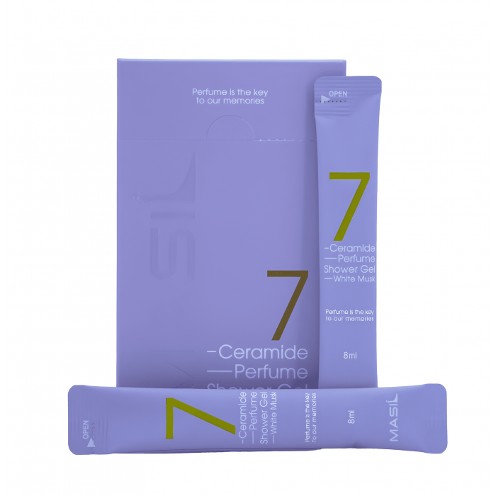 Masil 7 Ceramide Perfume Shower Gel White Musk — Фото товара 1
