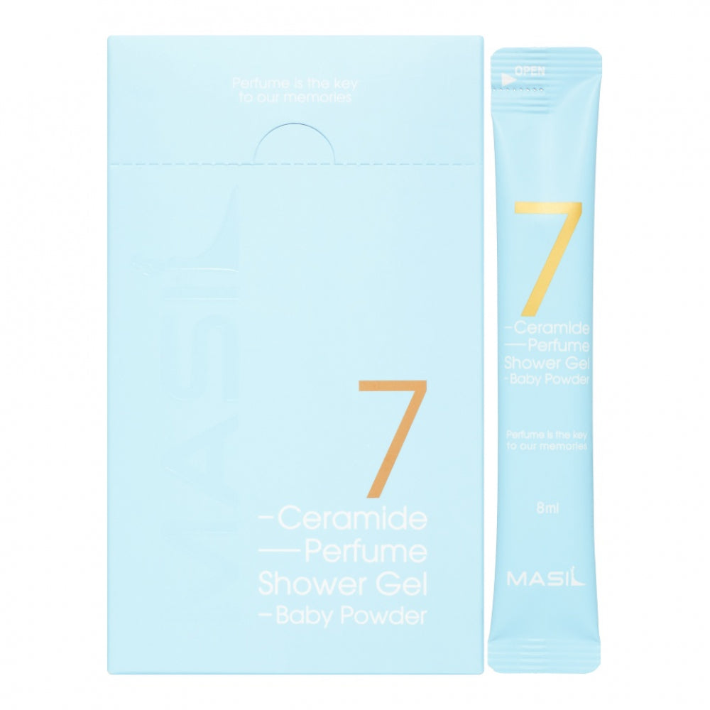 Masil 7 Gel de douche pour parfums de céramide Poudre pour bébé — Photo du produit 1