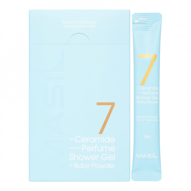 Masil 7 Gel de douche pour parfums de céramide Poudre pour bébé — Photo du produit 1