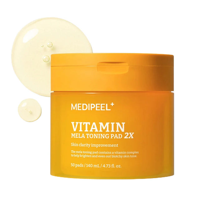 Medi Peel Vitamin Mela Toning Pad 2X 140ml 50pcs — 140ml / 50pcs