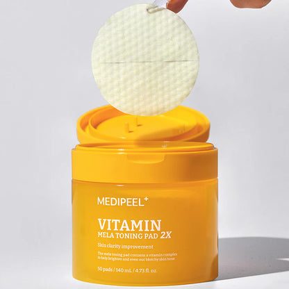 Medi Peel Vitamin Mela Toning Pad 2X 140ml 50pcs — product image 3