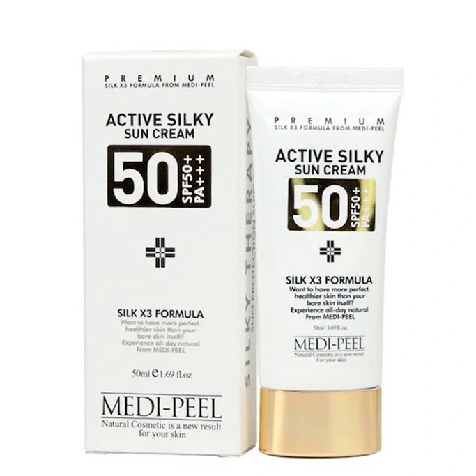 Medi Peel Active Silky Sun Cream SPF50+/ PA+++ 50ml — 50ml