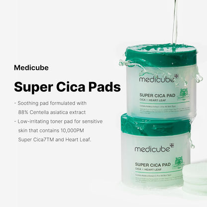 Medicube Super Cica Toner Pad 70pcs — Фото товара 2