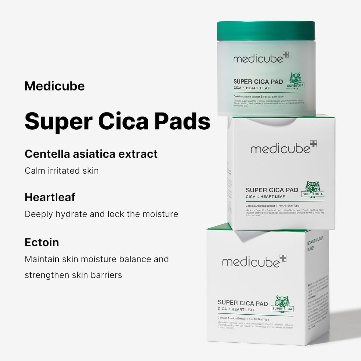 Medicube Super Cica Toner Pad 70pcs — Фото товара 4