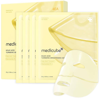 Medicube Kojic Acid Turmeric Brightening Gel Mask — 4 Masks