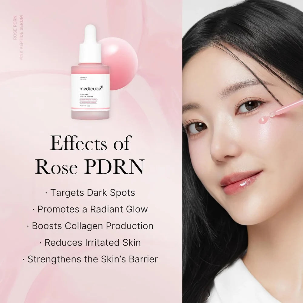 Medicube PDRN Sérum en peptide rose 30 ml — Photo du produit 3