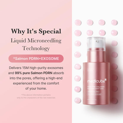 Medicube PDRN Pink Exosome Shot Serum 2000 30ml — product image 3