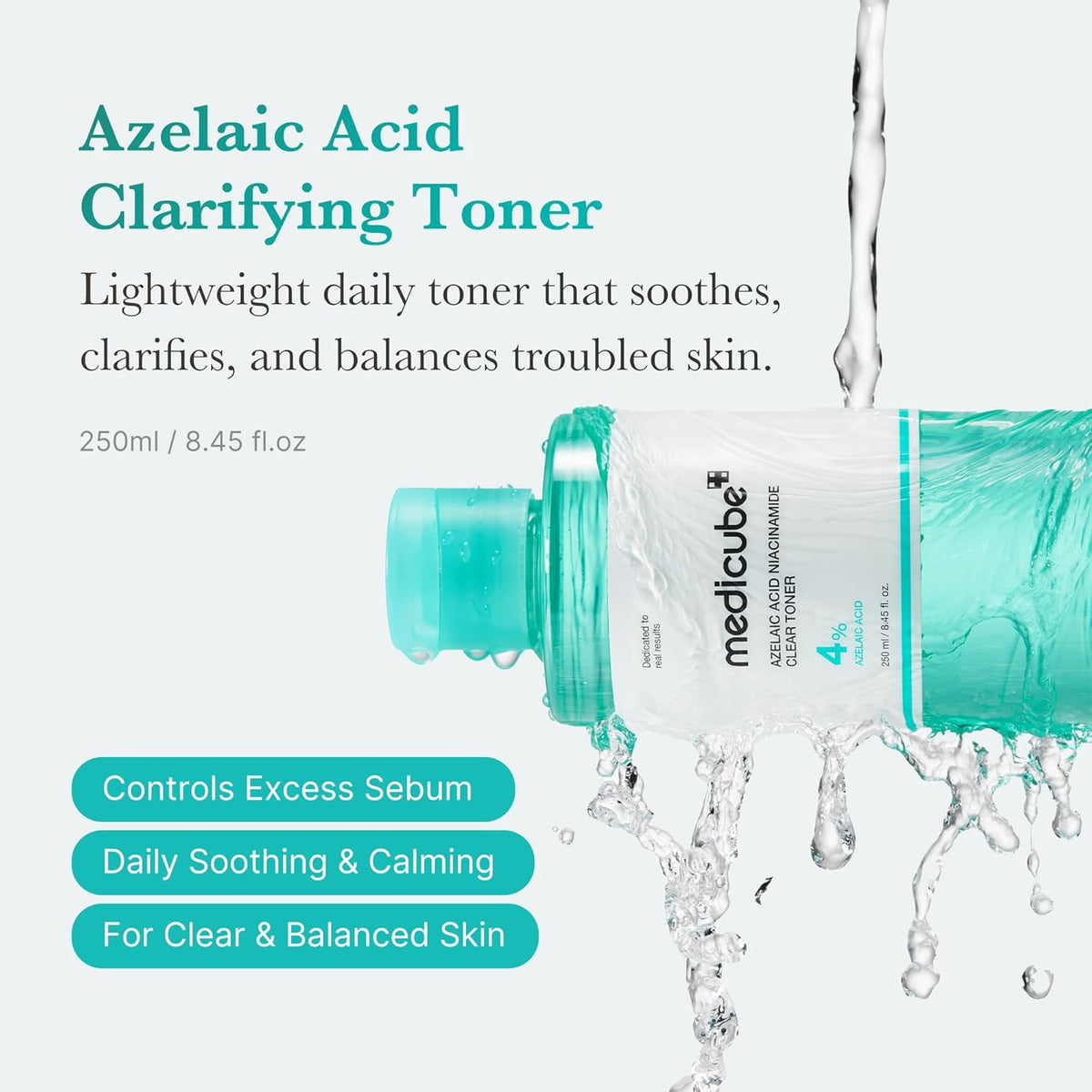 Medicube Azelaic Acid Niacinamide Clear Toner 250ml — product image 2