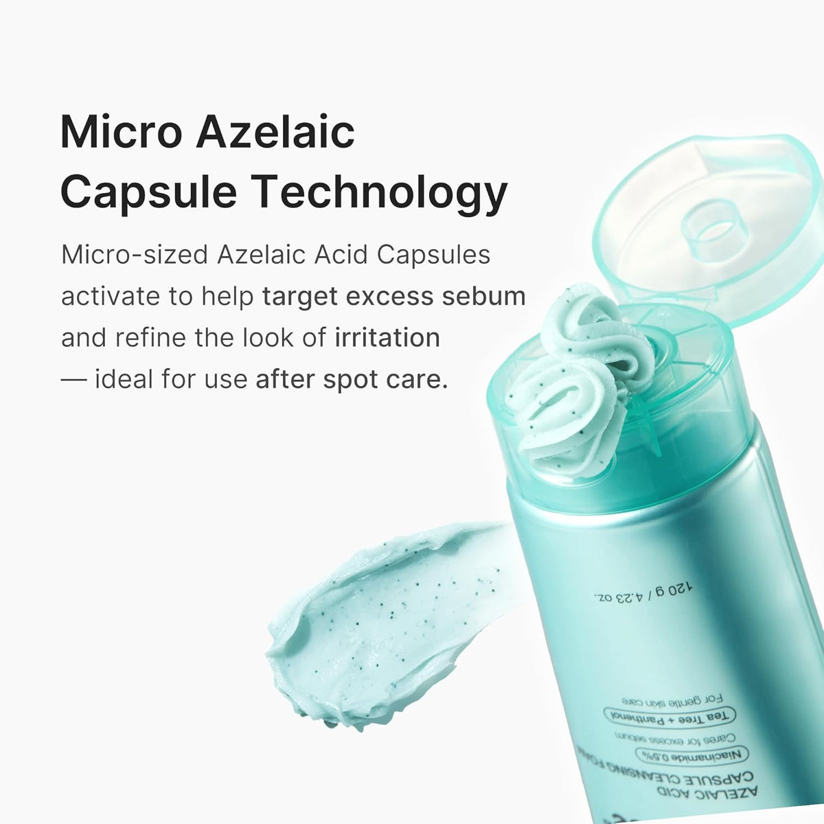 Medicube Azelaic Acid Niacinamide Deep Clean Foam Cleanser 120g — product image 3