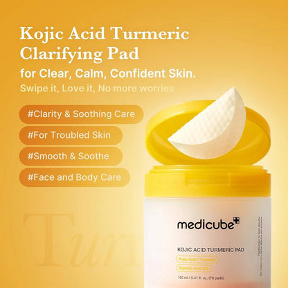 Medicube Kojic Acid Turmeric Pad 70pcs — product image 3