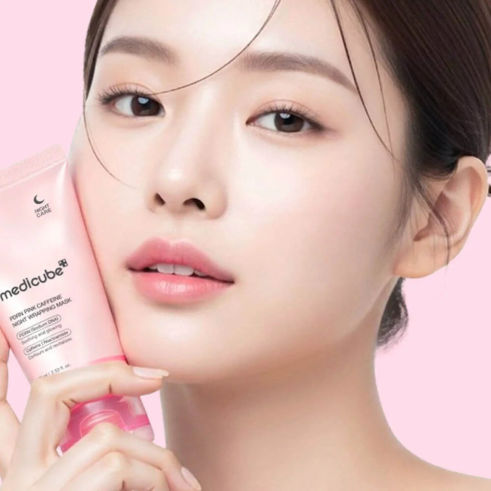 Medicube PDRN Pink Caffeine Night Wrapping Mask 75ml — product image 3