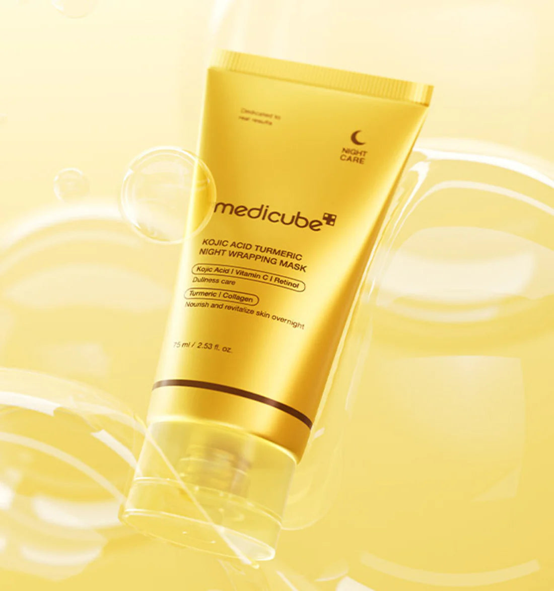Medicube Kojic Acid Turmeric Night Wrapping Mask 75ml — product image 3