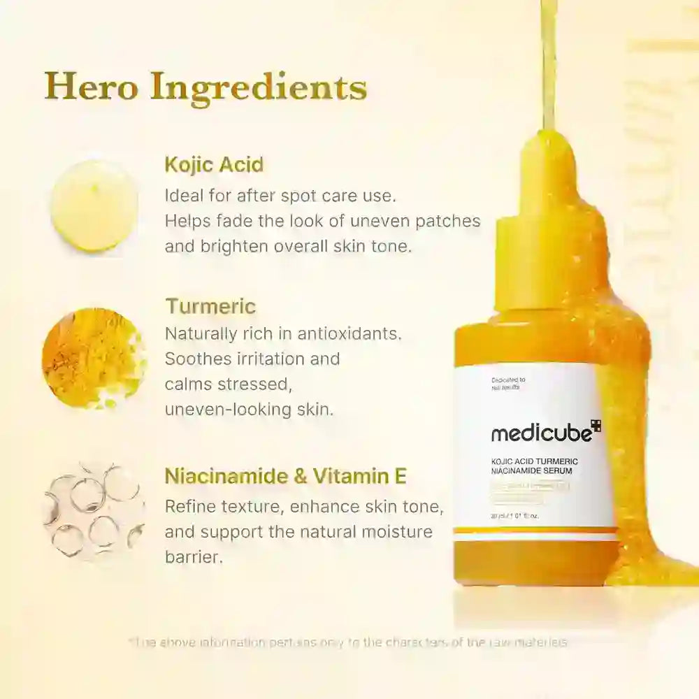 Medicube Kojic Acid Turmeric Niacinamide Serum 30ml — product image 3