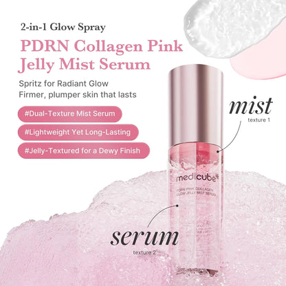 Medicube PDRN Pink Collagen Glow Jelly Mist Sérum 60 ml — Photo du produit 2