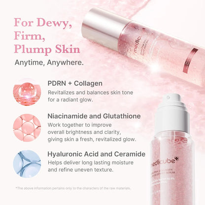 Medicube PDRN Pink Collagen Glow Jelly Mist Sérum 60 ml — Photo du produit 3