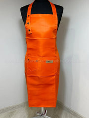 MOLOKOM Apron, Orange, One size