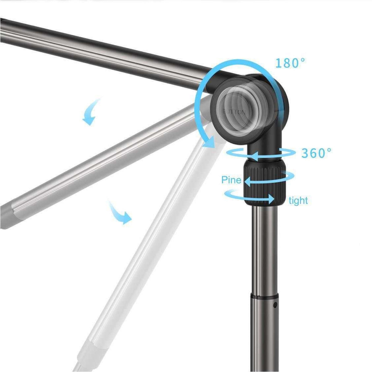 Tripod for tablet and phone with mount — view 2