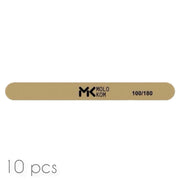 MOLOKOM Nail File 100/180 grit, Straight (10 pcs)