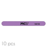 MOLOKOM Nail File 100/150 grit, Straight (10 pcs)