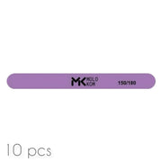 MOLOKOM Nail File 150/180 grit, Straight (10 pcs)
