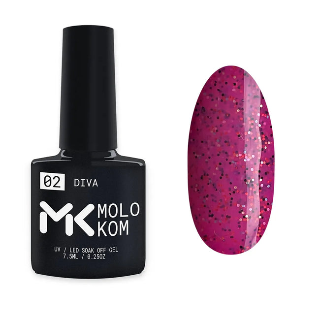 MOLOKOM Gel Polish Diva 2 7.5 ml