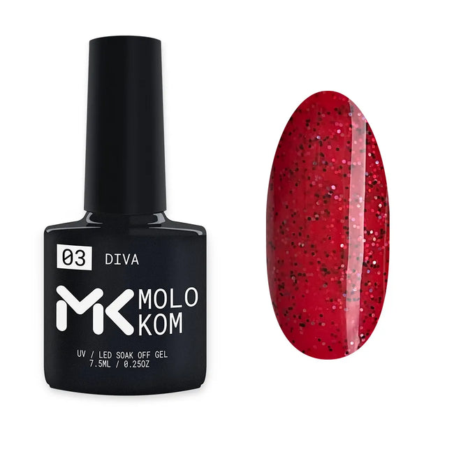MOLOKOM Gel Polish Diva 3 7.5 ml