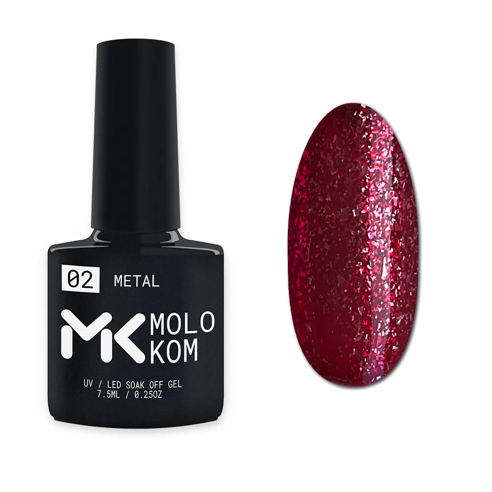 MOLOKOM Gel Polish Metal 2 7.5 ml