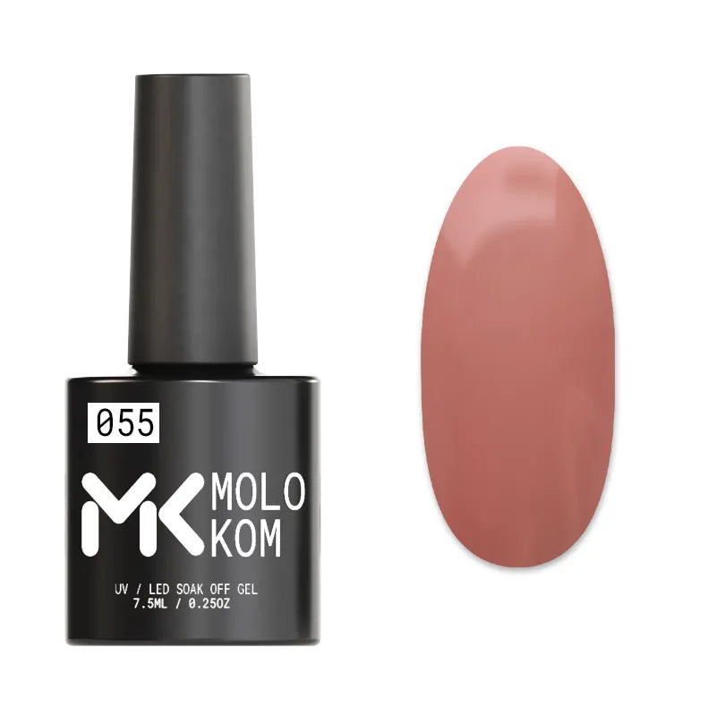 MOLOKOM Gel Polish 055 7.5 ml (Semi-transparent)
