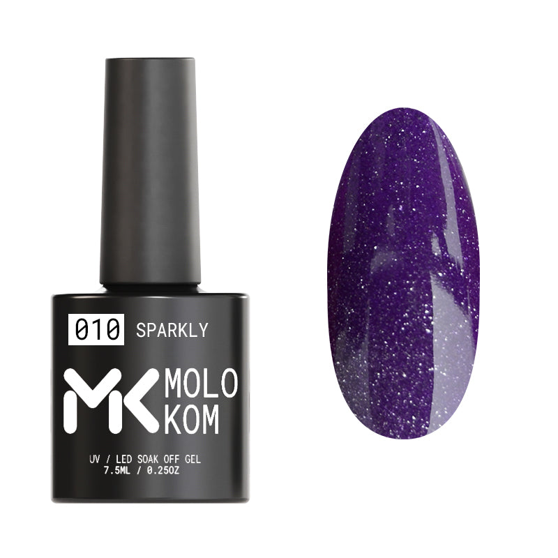 MOLOKOM Gel Polish Sparkly 10 7.5 ml