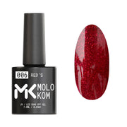 MOLOKOM Gel Polish Red's 6 7.5 ml