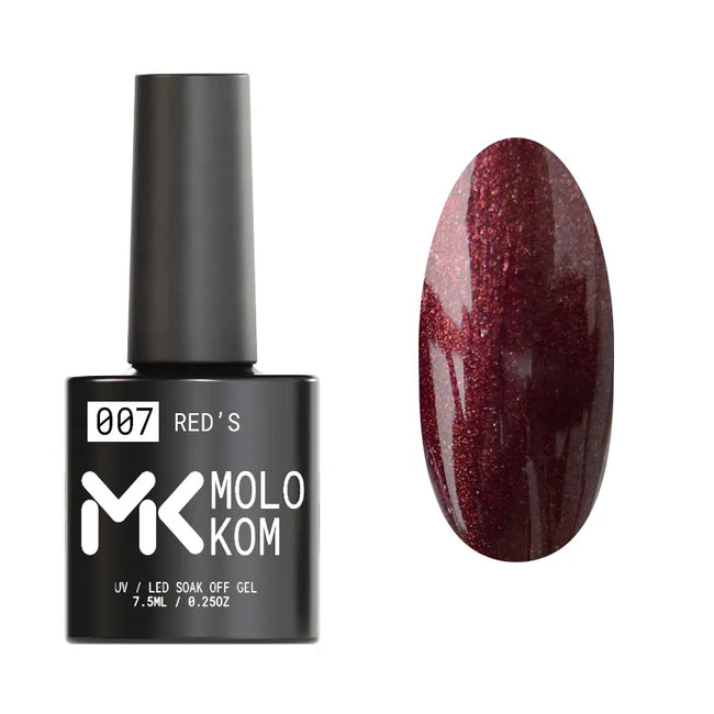 MOLOKOM Gel Polish Red's 7 7.5 ml