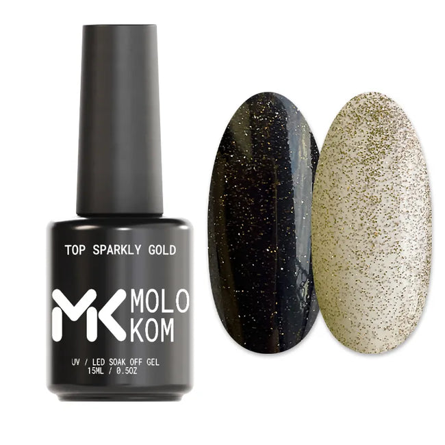 MOLOKOM Top Sparkly Gold 15 ml