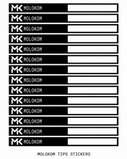 MOLOKOM Stickers for tips 15 pcs