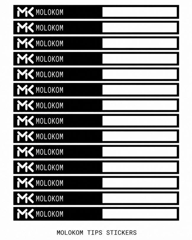 MOLOKOM Stickers for tips 15 pcs