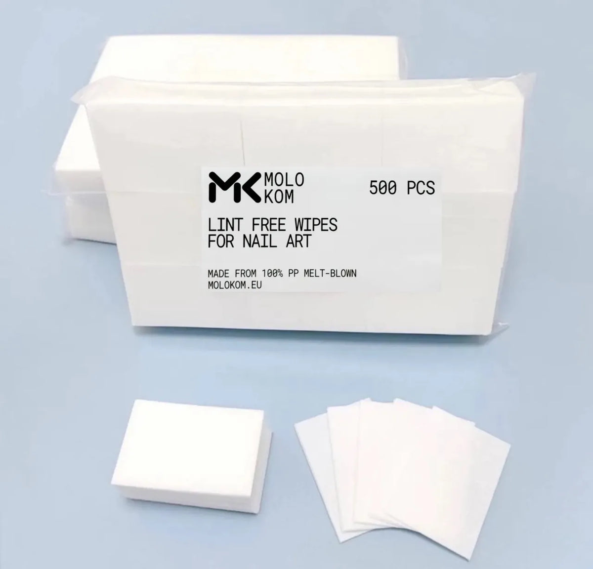 MOLOKOM Lint Free Nail Wipes 500 pcs