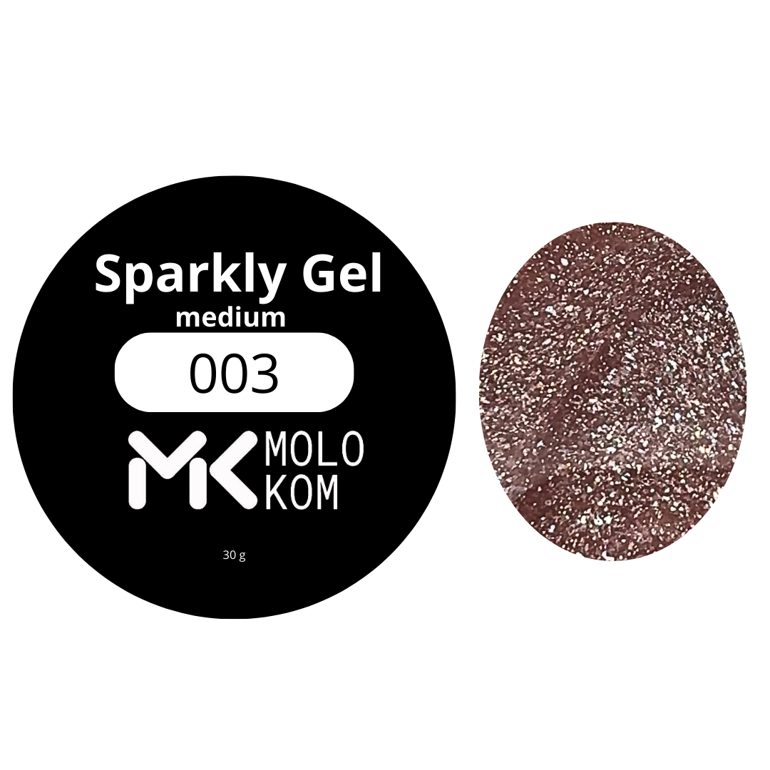 Builder Gel MOLOKOM Sparkly Medium 003 30 g