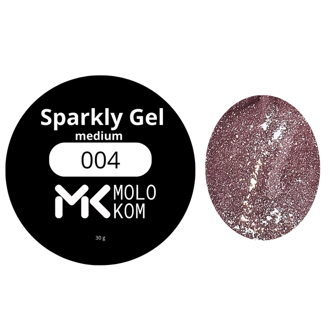 Builder Gel MOLOKOM Sparkly Medium 004 30 g