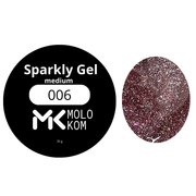 Builder Gel MOLOKOM Sparkly Medium 006 30 g