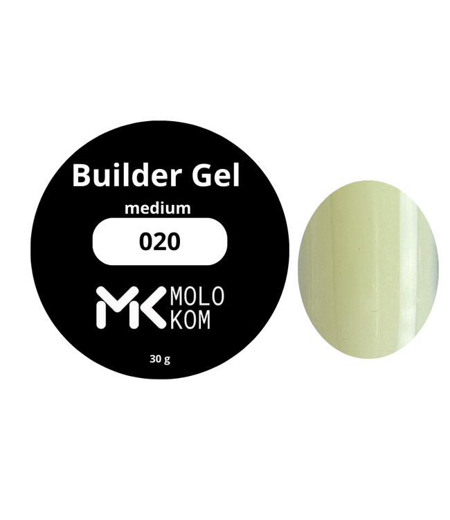 MOLOKOM Builder Gel Medium 020 30 g