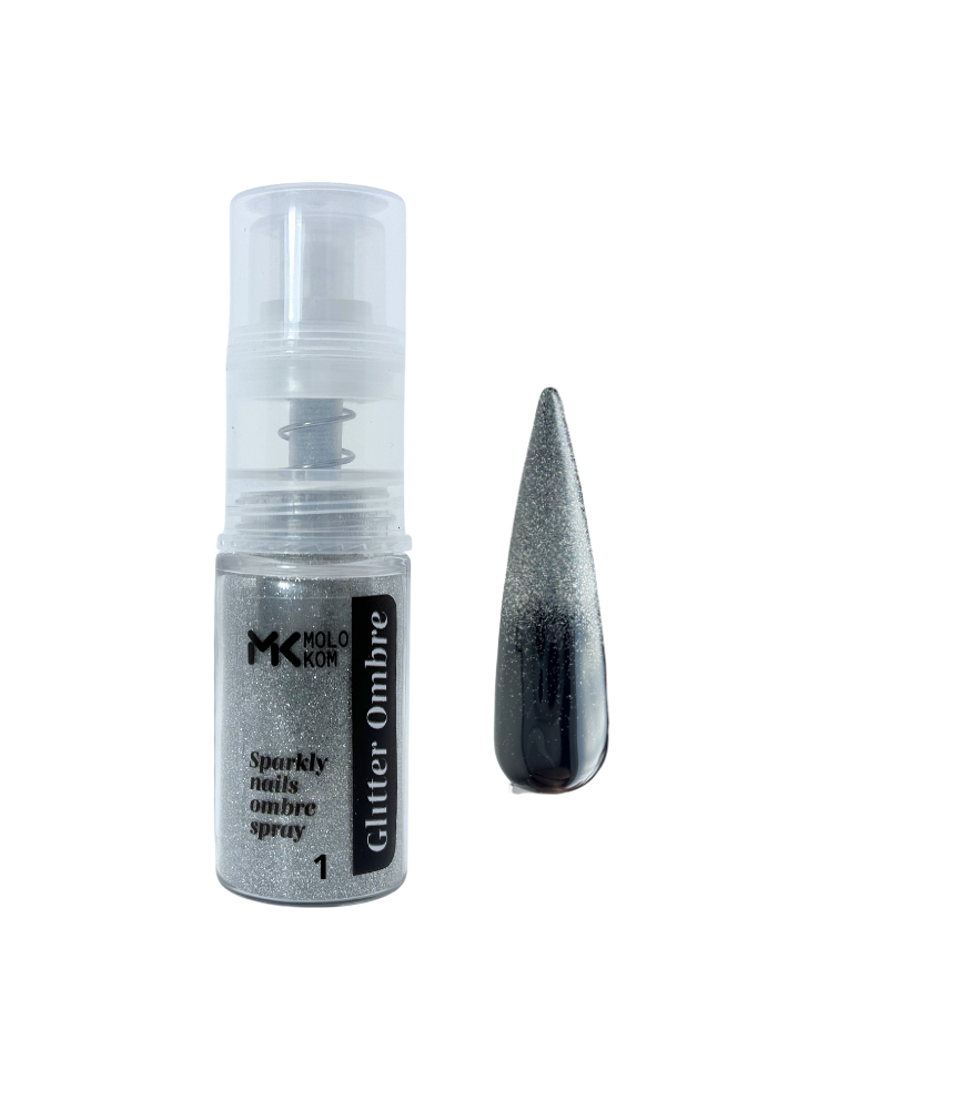 MOLOKOM Sparkly Nail Powder Spray 1 (For nail art) 7.5 g